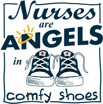116469d1336586694 Happy Nurses Week 2012 Nurses Angels - Nurses Are Angels In Comfy Shoes (350x350), Png Download