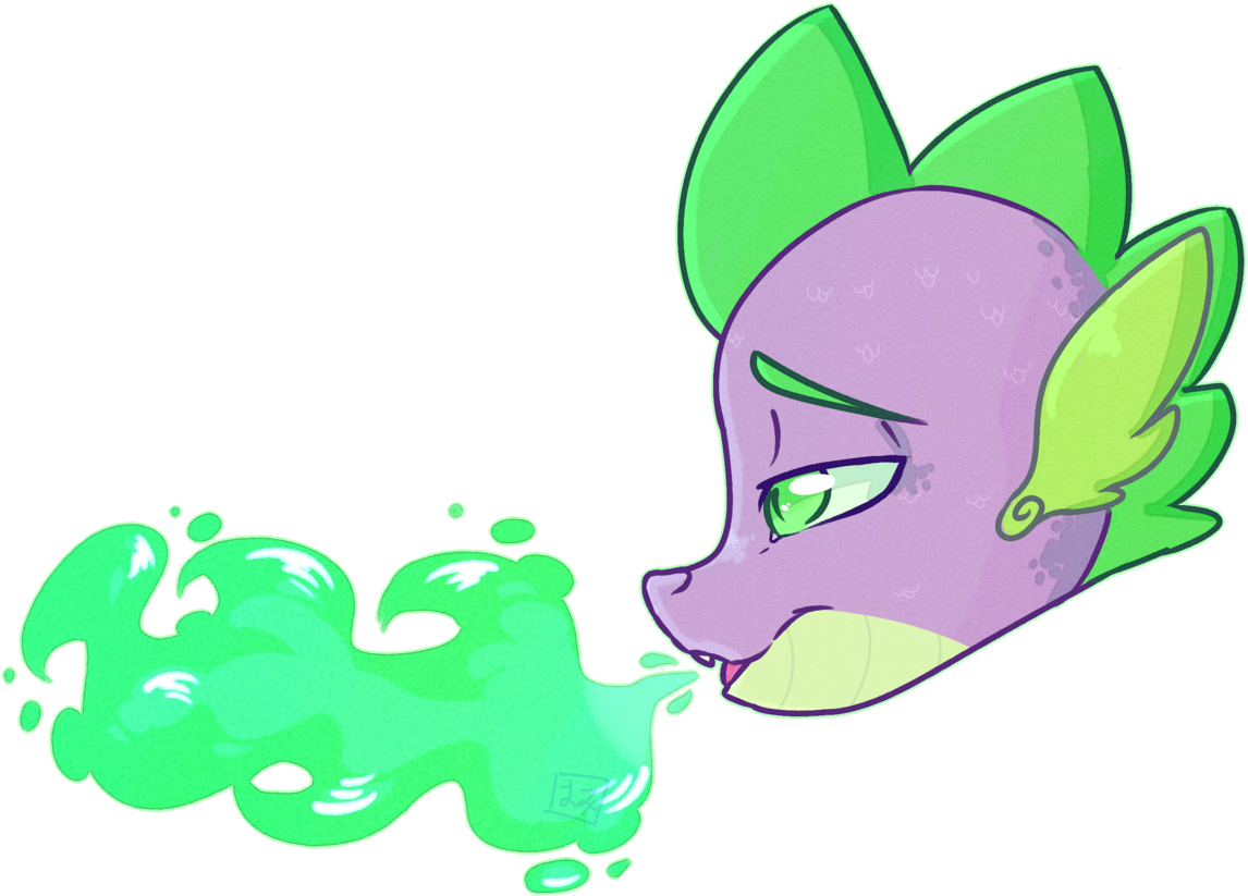 Yomitai, Bust, Dragon, Fire, Fire Breath, Green Fire, - Drawing (1280x855), Png Download