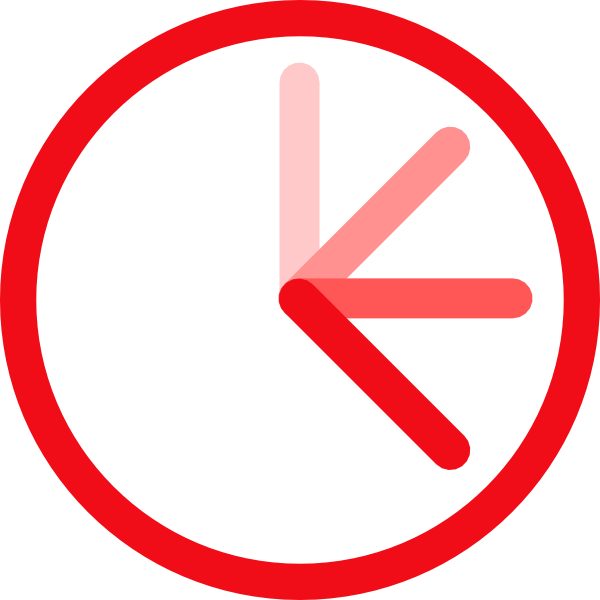 Clock Clip Art At Clker - Clock Icon Clipart Png (600x600), Png Download