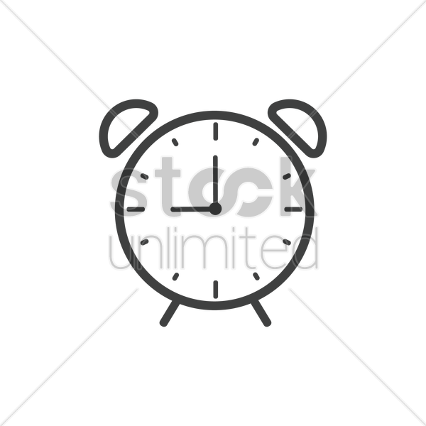Alarm Clock Icon Vector Image Stockunlimited Graphic - Congress Ncp Alliance (600x600), Png Download
