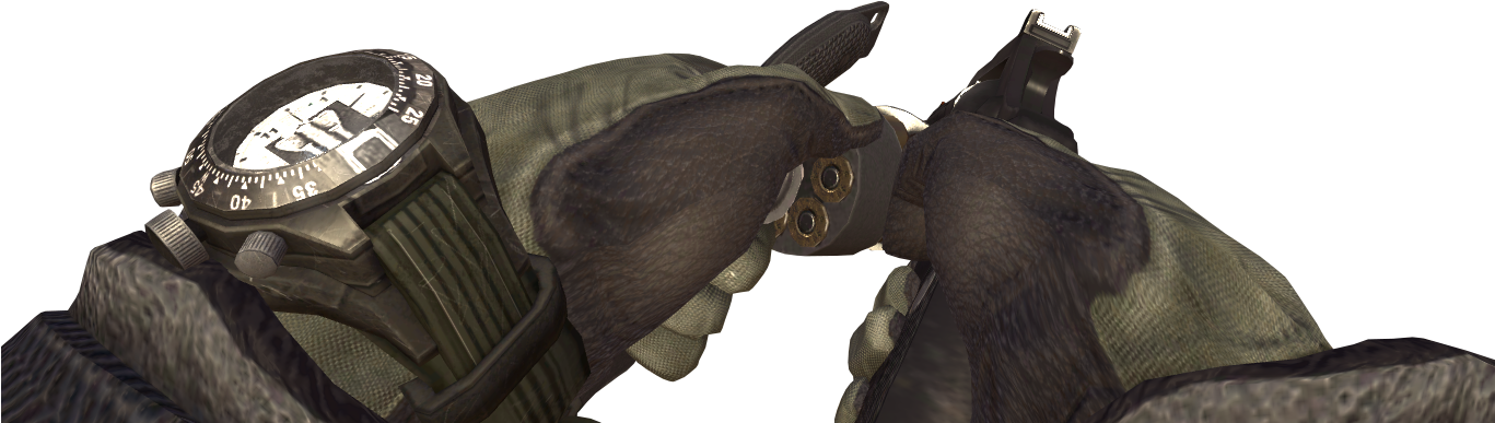 44 Magnum Reloading Tactical Knife Mw2 - Call Of Duty: Black Ops Ii (1366x441), Png Download