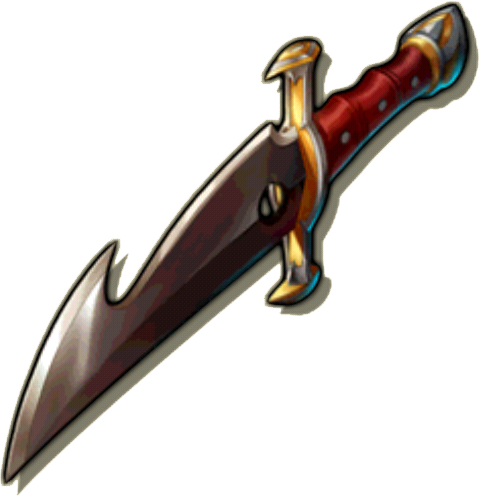 Image Daggers Gutting Knife Png Shop Heroes - Knife (479x496), Png Download