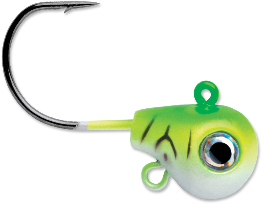 Vmc Dhhj Hammer Head Jig Green Fire Uv 1/4 Oz - Vmc Dhhj14-gfu Hammer Head Jig 1/4oz Green Fire Uv (1000x715), Png Download
