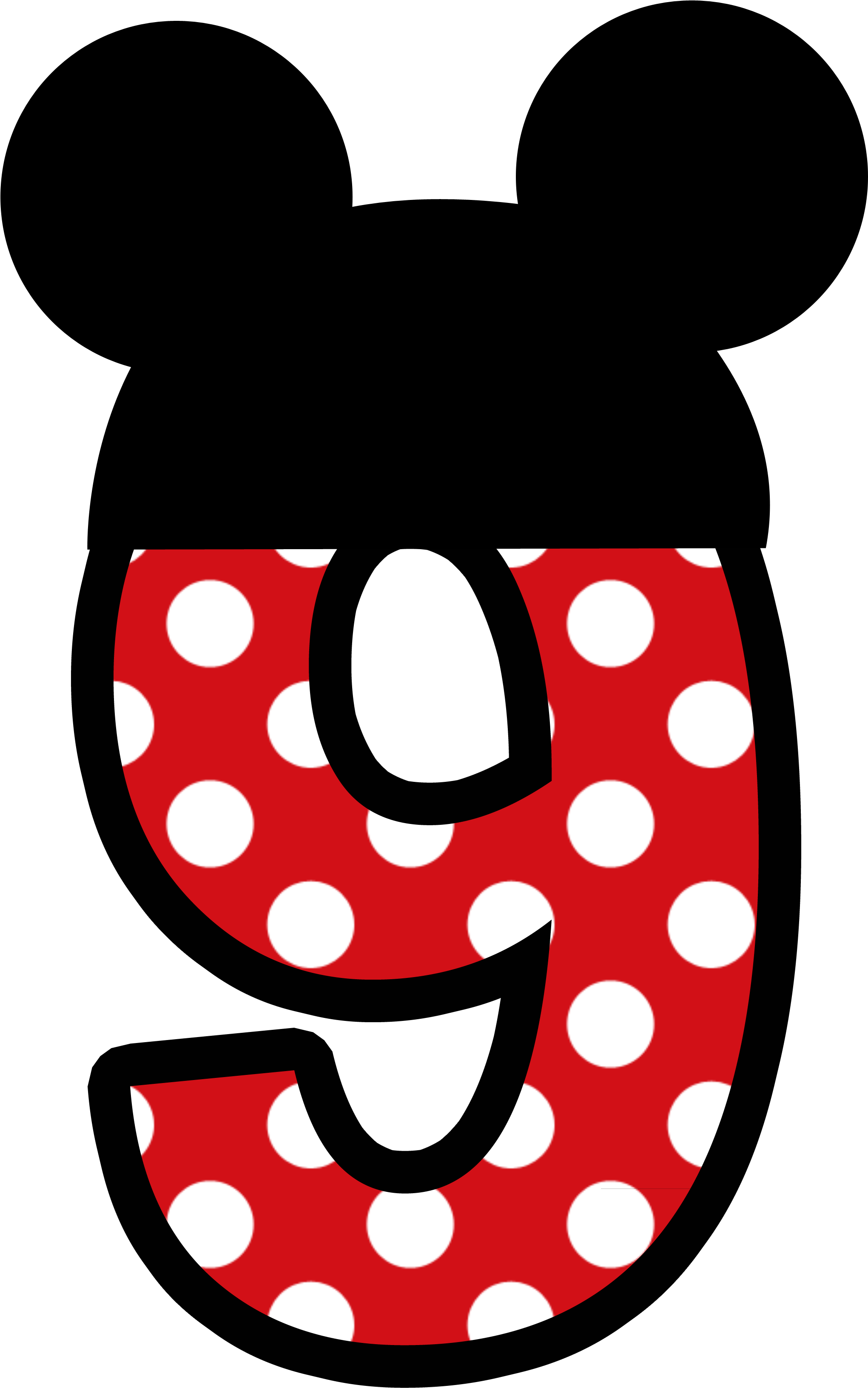 Mickey Mouse Club, Mickey Mouse Parties, Mickey Mouse - Mickey Mouse Number 6 (2190x3360), Png Download