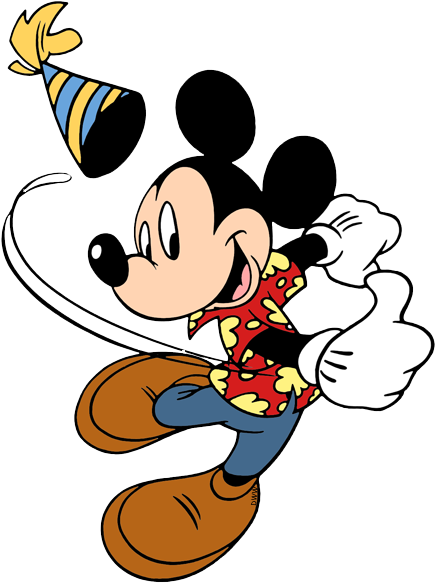 Png Library Library Birthdays And Parties Clip Art - Mickey Party Clipart (436x589), Png Download