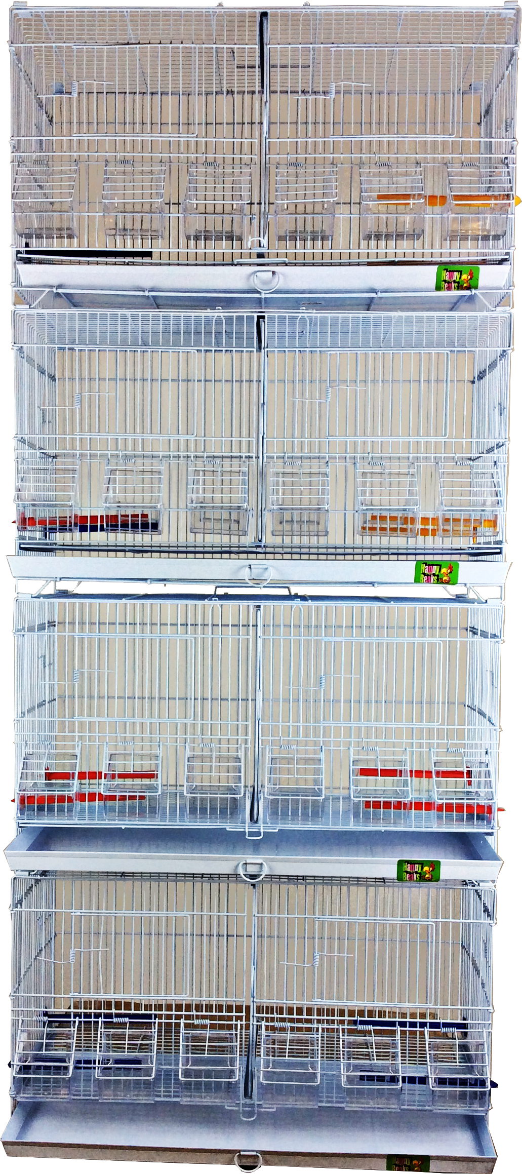 Feeder Breeder Bird Cage 24"x11"x14" - Cage (1061x2354), Png Download