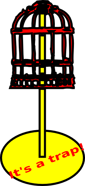 How To Set Use Bird Cage Svg Vector (276x599), Png Download