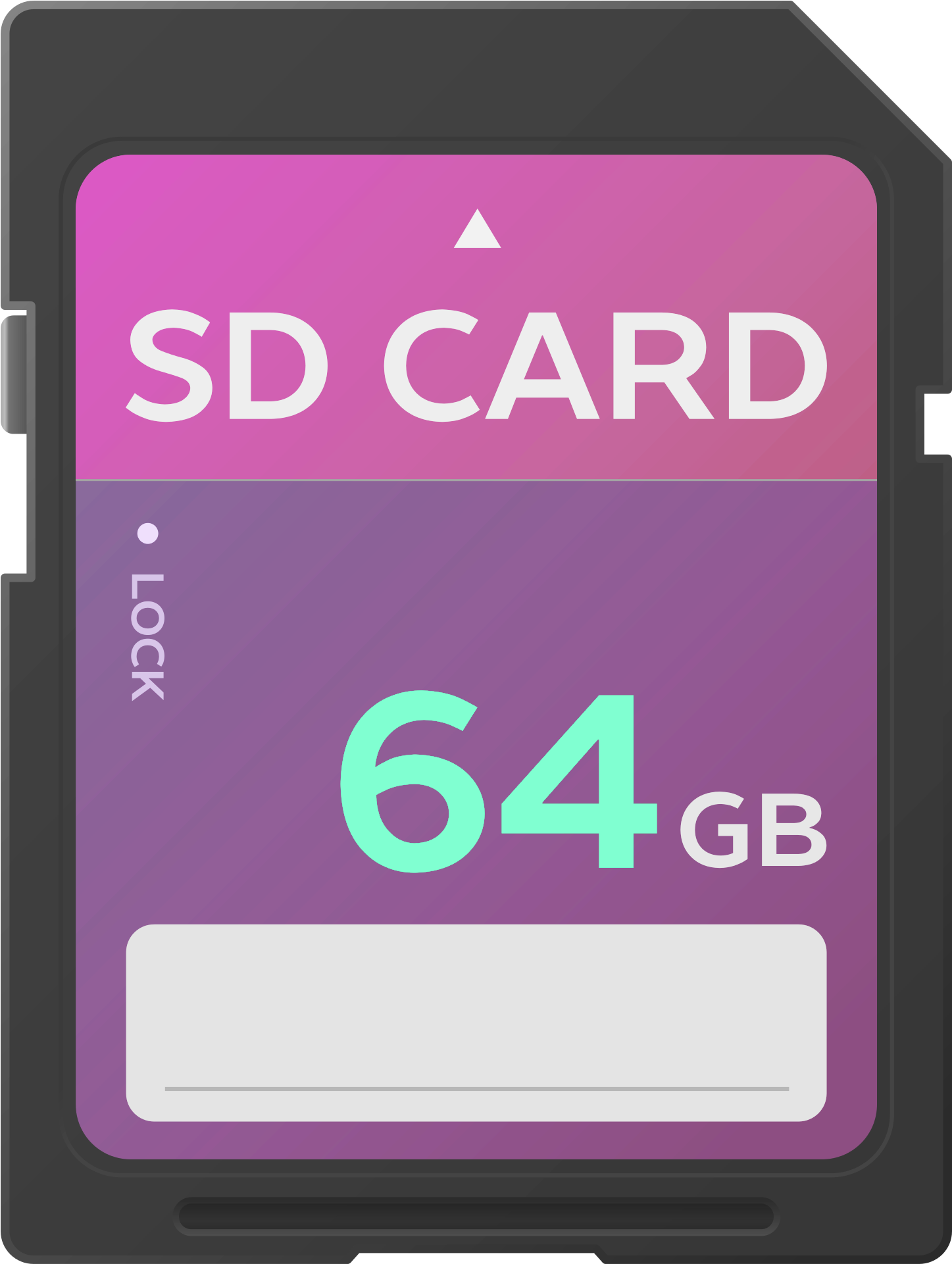 Sandisk Extreme Pro 64 Gb Microsdxc (1550x2025), Png Download