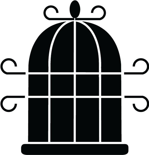 Bird Cage - Illustration (750x750), Png Download