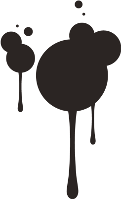 Mancha 004 - Tache D Encre Transparent (400x400), Png Download