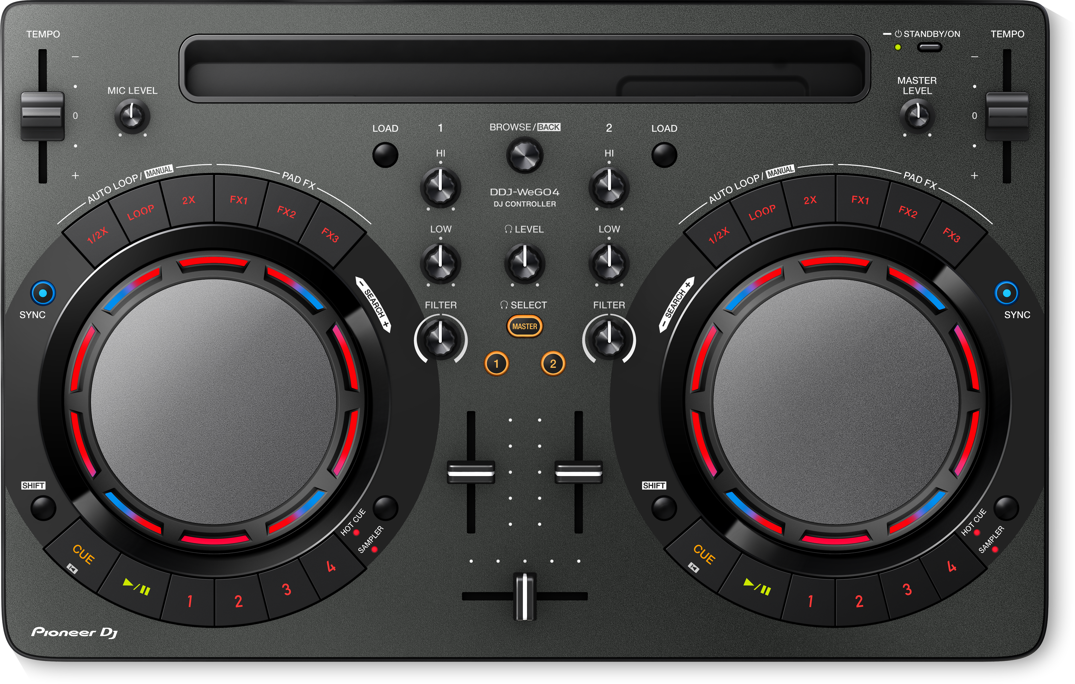 Pioneer Ddj-wego4 Ipad Dj Controller (1000x750), Png Download