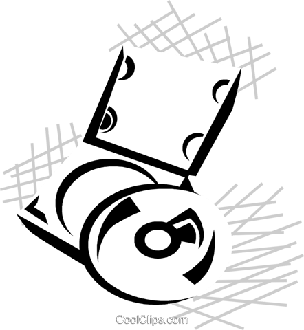 Cd And Jewel Case Royalty Free Vector Clip Art Illustration (442x480), Png Download