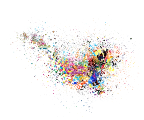 Mancha Png Tutorial - Vector De Luces Png (462x386), Png Download