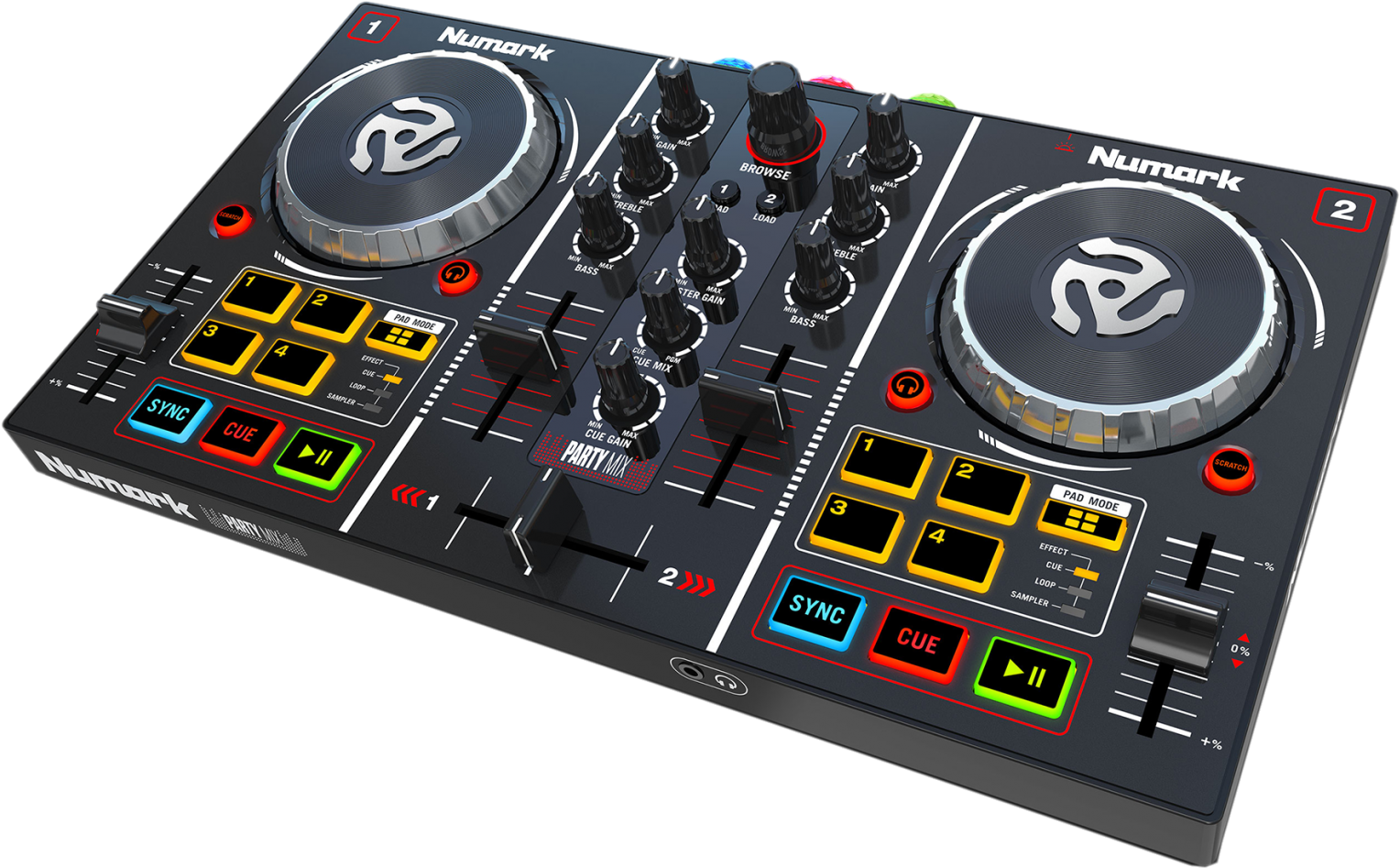 No Matter What Your Skill Level You Can Get Any Party - Numark Party Mix Serato (1600x1012), Png Download