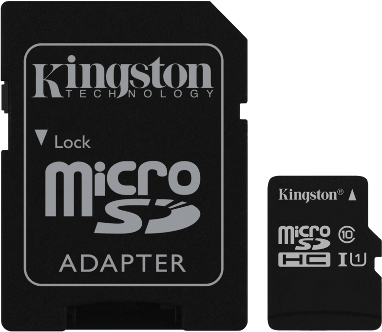 Micro Sd Kingston Canvas Select 128gb (500x500), Png Download