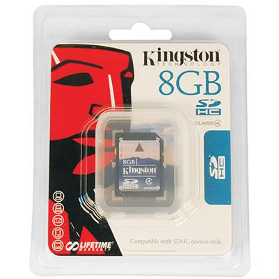 Sd Card For Hidden Cameras - Kingston 8gb Sd Memory Card (465x465), Png Download