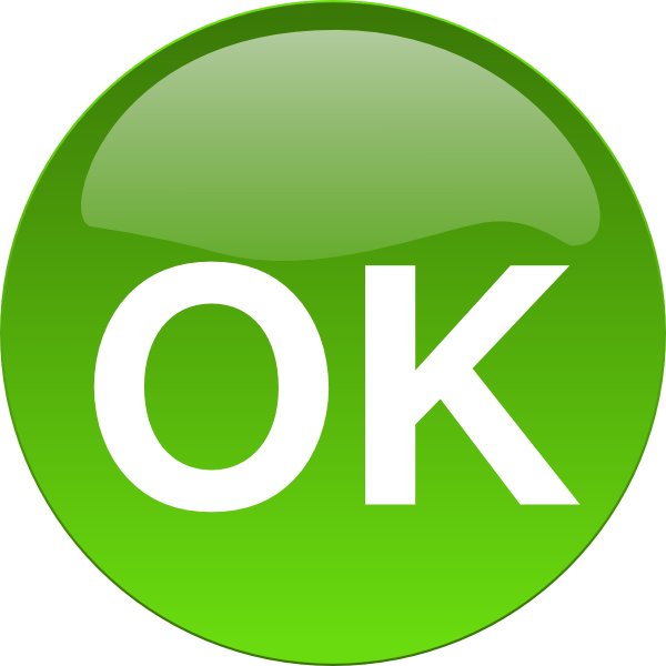 How To Set Use Ok Button Svg Vector (600x600), Png Download