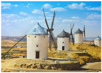 Windmills Of Don Quixote In Consuegra - Poster: Stevanzz's Windmills Of Don Quixote In Consuegra. (400x400), Png Download