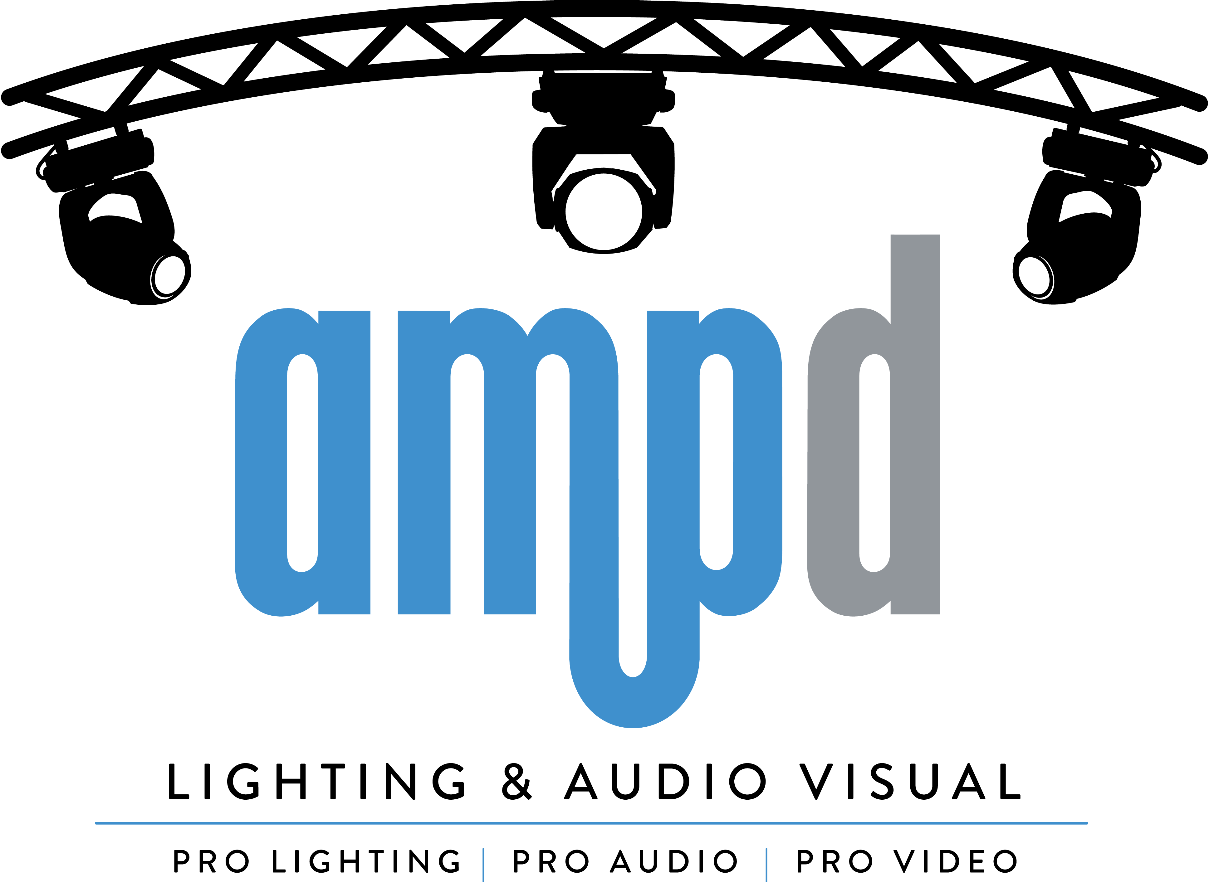 Logoidea Ampd V3-2 - Audio & Lighting Logo (3874x2828), Png Download