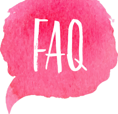 Faq - Faq Png Pink (398x384), Png Download