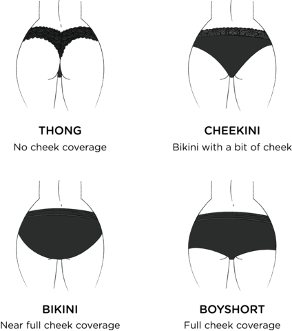 Cheeky Fit Underwear (424x480), Png Download