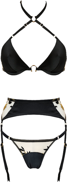 Ena By Studio Pia / 30 36 A F / £190 £145 £132 - Lingerie Top (489x640), Png Download