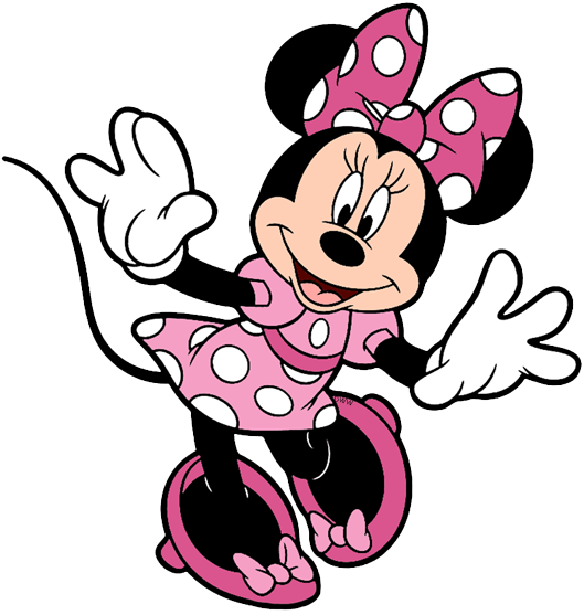 Minnie Mouse Clip Art Disney Clip Art Galore - Melissa & Doug Minnie Button-match Wooden Lacing (529x557), Png Download
