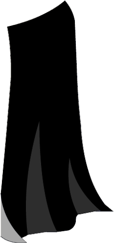 Small Dark Cloak - Black Cloak Png (500x500), Png Download