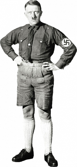 Adolf Hitler Png - Hitler Png (250x540), Png Download