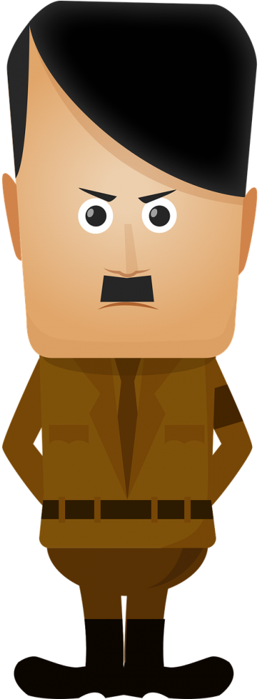 Adolf Vector Graphics - Hitler Commits Suicide Clip Art (500x1000), Png Download