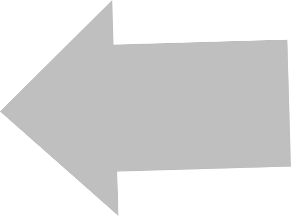Grey Left Arrow Clip Art At Clker - Left Grey Arrow Png (600x446), Png Download