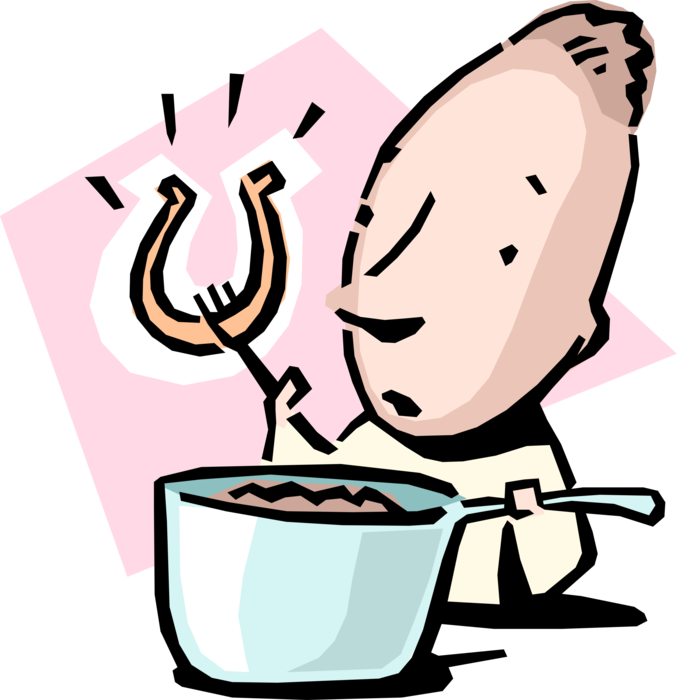 Vector Illustration Of Potluck Idiom Businessman With (677x700), Png Download