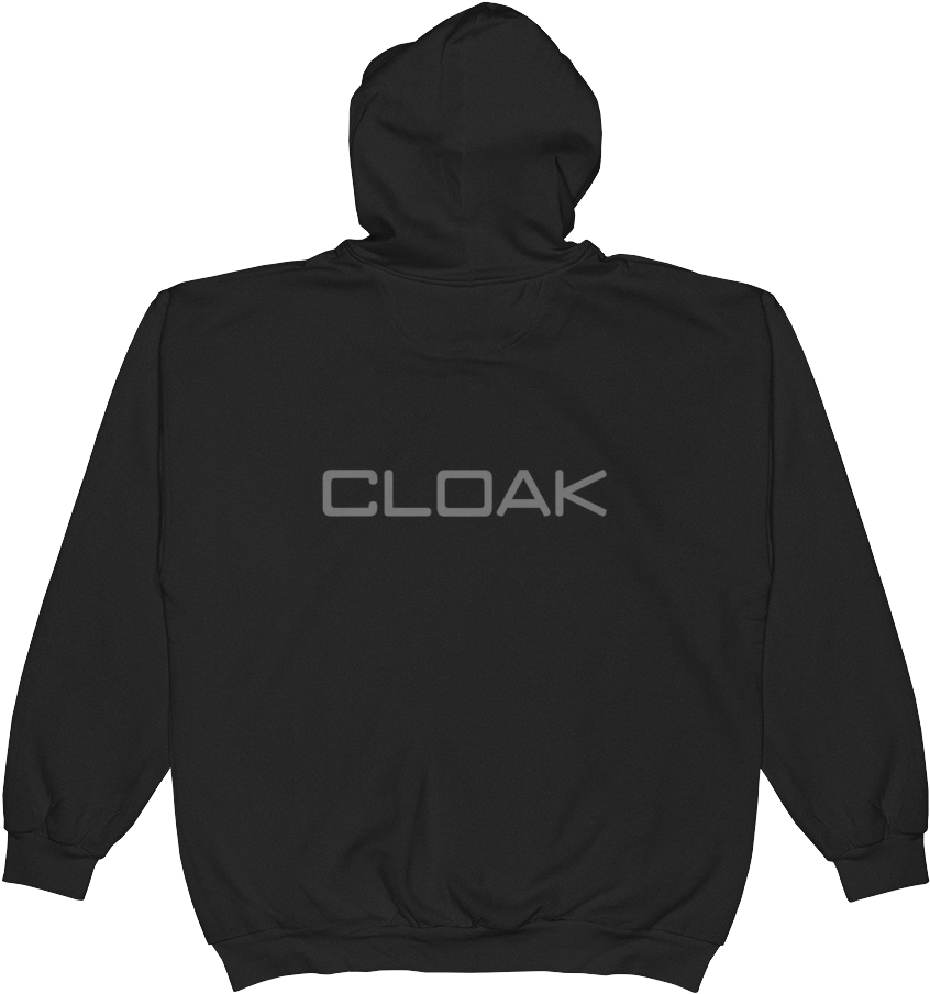 Cloak C Bl Zip Hoodie - Vans Hoodie Kids (1000x1000), Png Download