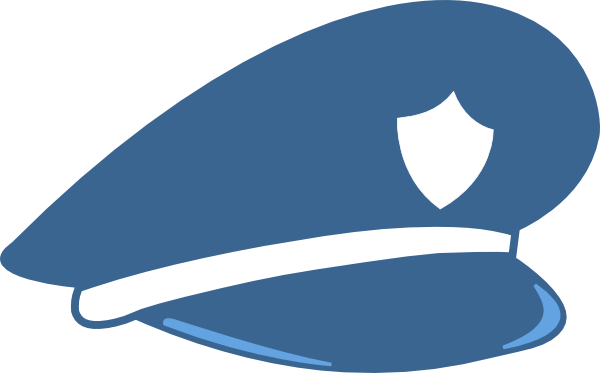 Police Hat Clipart Png (600x373), Png Download