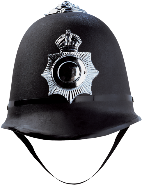 Police,helmet,police Helmet,bobby,german Helmet,english,cockade, - Police Hat Transparent Background (500x650), Png Download
