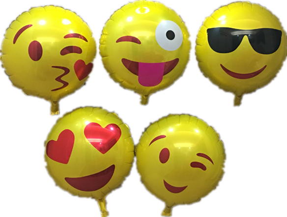 Emoji-5 - Smiley (584x441), Png Download
