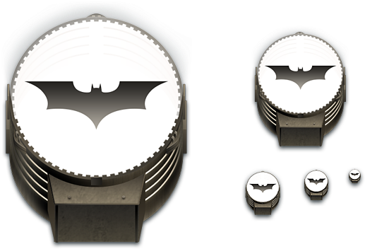 Bat Signal - Dark Knight Icon (600x410), Png Download