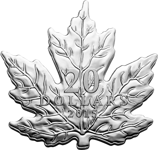 Picture Of - 20 Dollar Maple Leaf Coin (570x570), Png Download