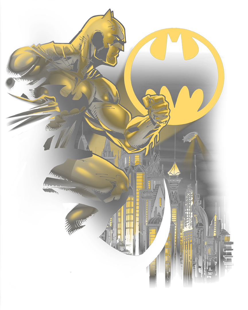 Batman Bat Signal Women's T-shirt - Batman (480x600), Png Download