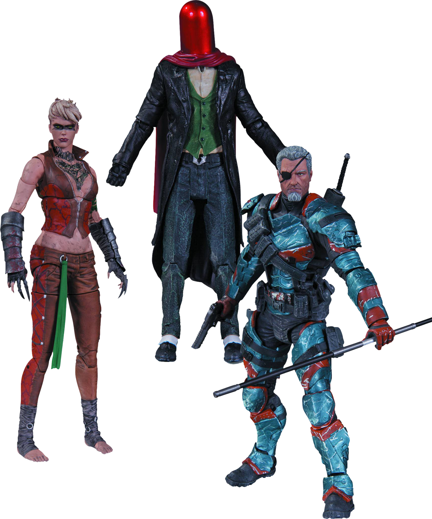 Batman Arkham Origins - Dc Collectibles Batman Arkham Origins 3 Pack (1396x1677), Png Download
