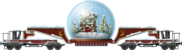 Snow Globe - February 28 (639x192), Png Download