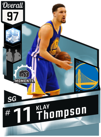 Every Klay Thompson Card From 2k16 In 2k17 - Reggie Miller Nba 2k17 (325x475), Png Download