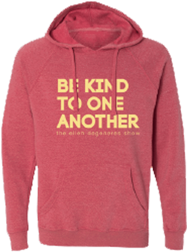 Ellen Degeneres Show Shop Hoodie Red - Hoodie (1000x1000), Png Download