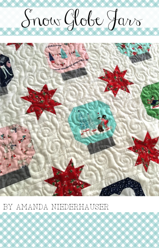 Snow Globe Jars Cover - Quilt (513x800), Png Download