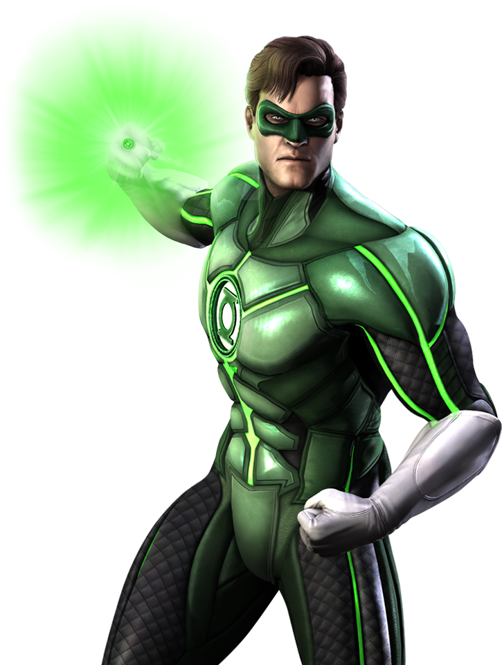 Greenlantern - Injustice Green Lantern (732x960), Png Download