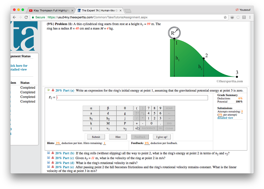 O O Klay Thompson Full Highlights X The Expert Tai - Expert Ta, Llc (1024x736), Png Download