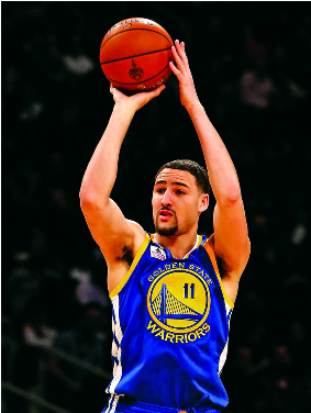 Klay Thompson - Golden State Warriors Jersey 2010 (667x375), Png Download