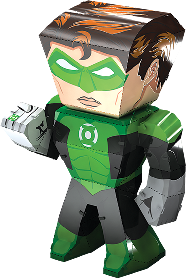 Metal Earth Legends - Green Lantern (600x600), Png Download