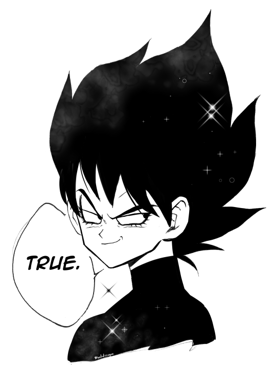 Female Vegeta Black (540x714), Png Download