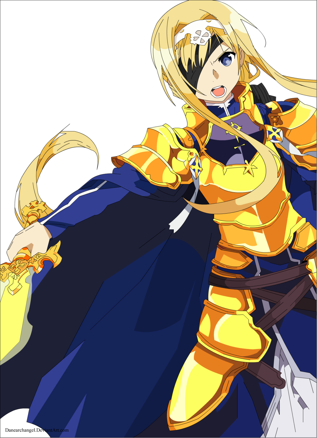 Team Literally Who - Sword Art Online Alice Render (1024x1413), Png Download